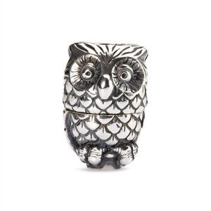 Trollbeads Authentic Night Owl Bead Rare